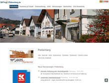 Tablet Screenshot of bayregio-peissenberg.de